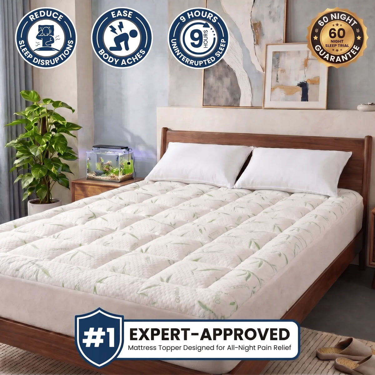 Bamboo Mattress Topper