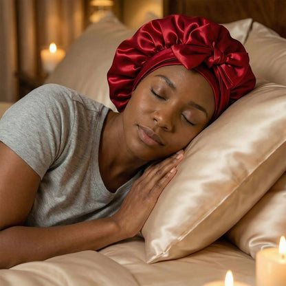 100% Mulberry Silk Bonnet