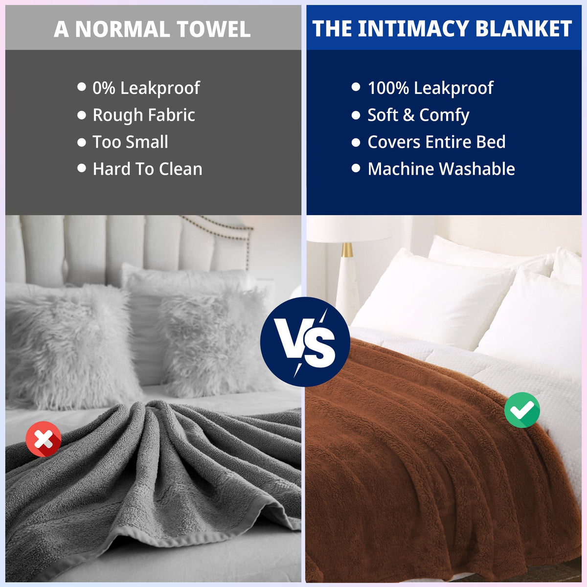 Waterproof Intimacy Blanket for Unmatched Comfort and Protection - Buy 1 Get 1 Free