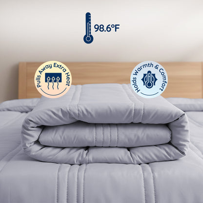 Temperature-Regulating Blanket - All-Season Comfort - Buy 1 Get 1 FREE