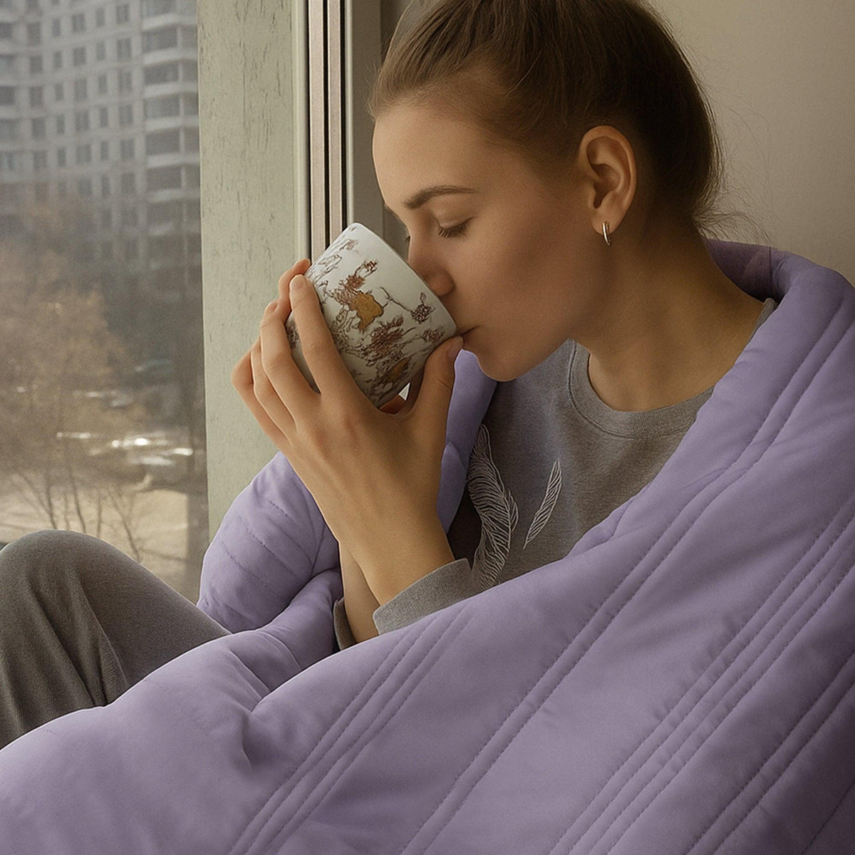 Temperature-Regulating Blanket - All-Season Comfort - Buy 1 Get 1 FREE