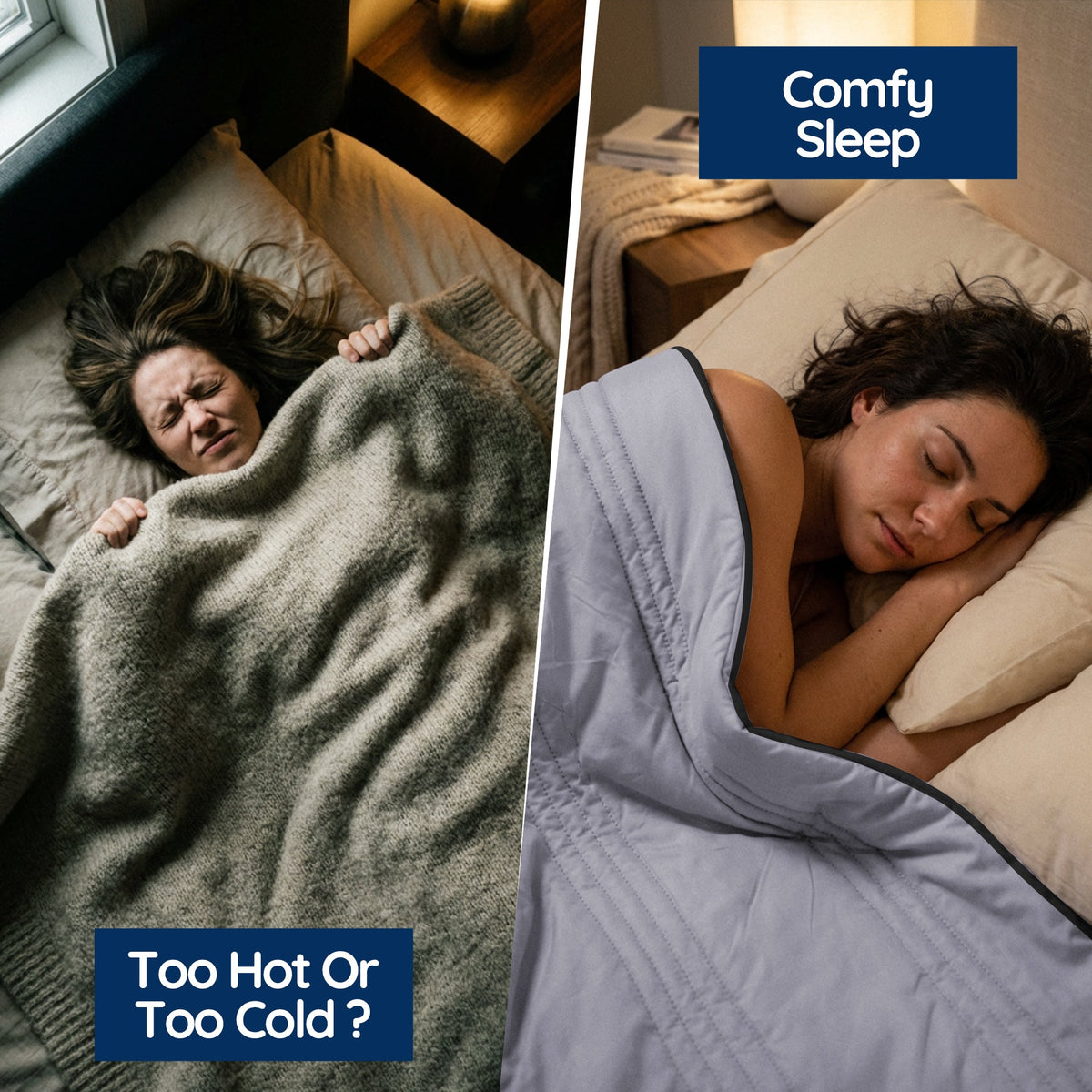Temperature-Regulating Blanket - All-Season Comfort - Buy 1 Get 1 FREE
