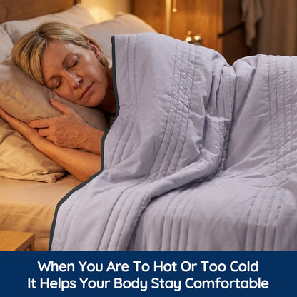 Temperature-Regulating Blanket - All-Season Comfort - Buy 1 Get 1 FREE