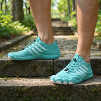Aqua & White (Stripes)