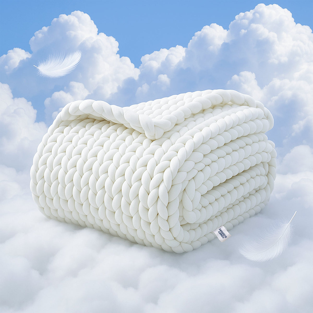 Chunky Knit Weighted Blanket