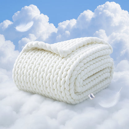 Chunky Knit Weighted Blanket