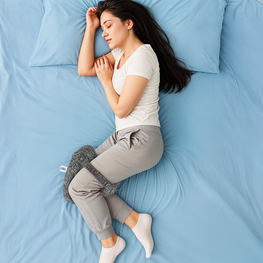 Leg & Knee Memory Foam Support Pillow - Pain Relief for Sciatica, Back, HIPS, Knees, Joints