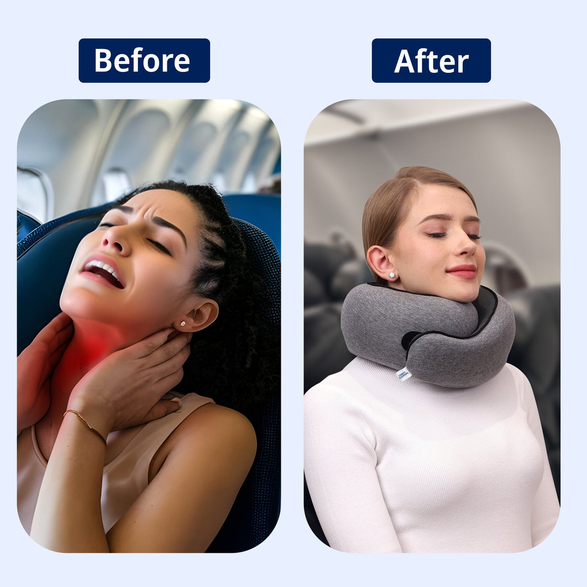 Travel Neck Support Pillow - Buy 1 Get 1 FREE