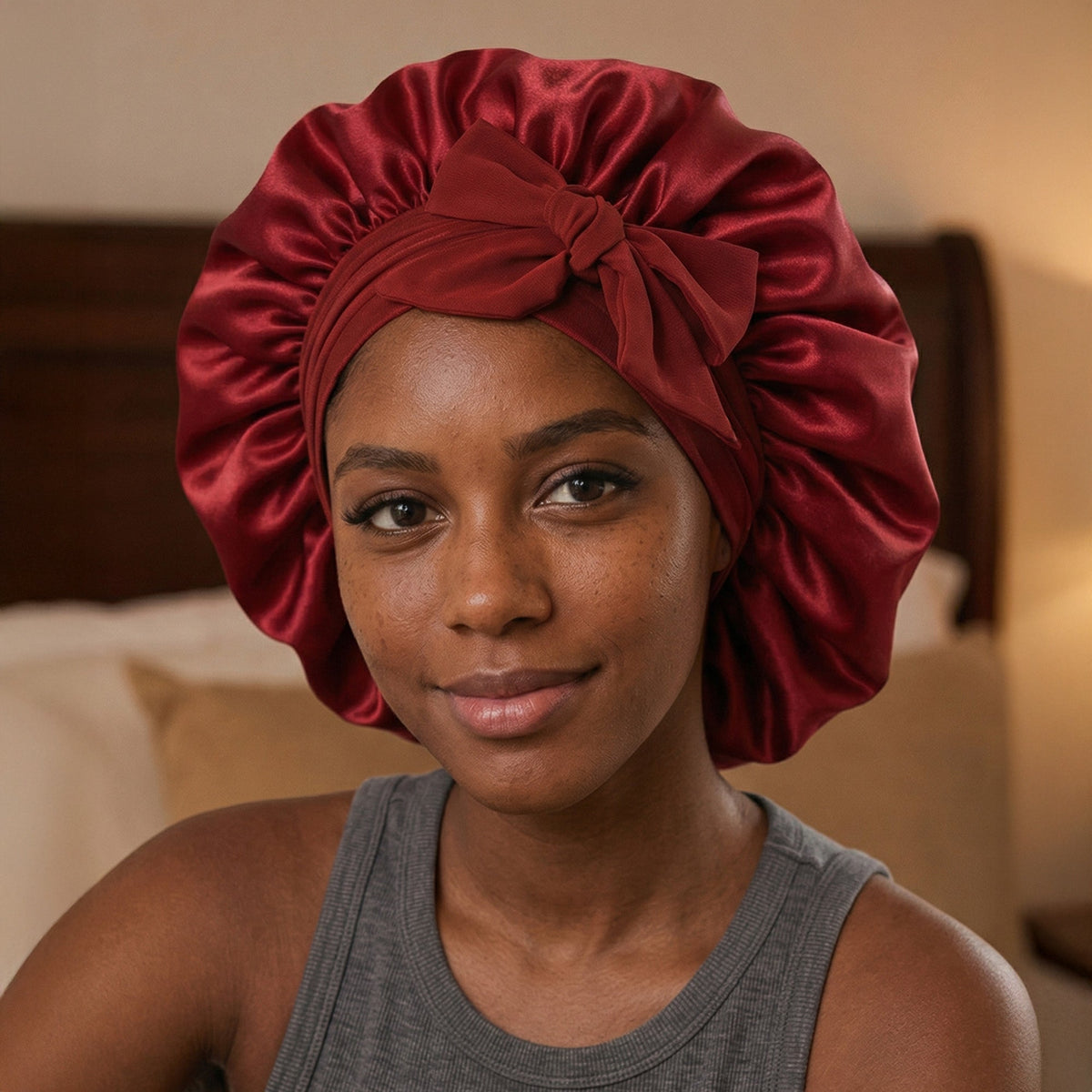 100% Mulberry Silk Bonnet