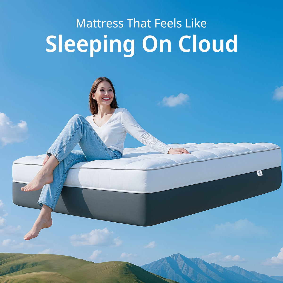 Luxury Top Mattress Topper – Comes with 10cm Thickness