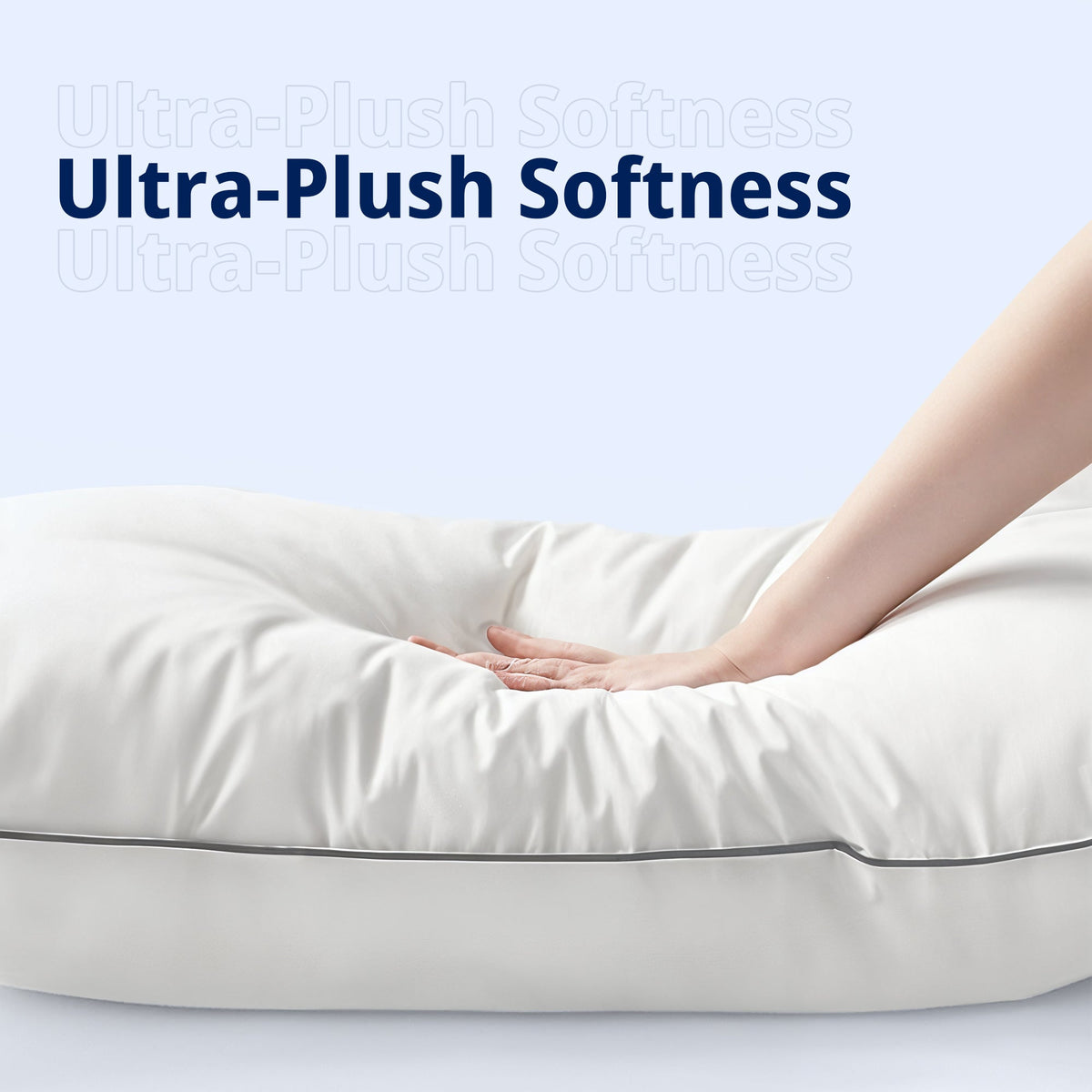 Luxury Hotel Bed Pillow –  Down Alternative & Goose Feather Cooling Pillow