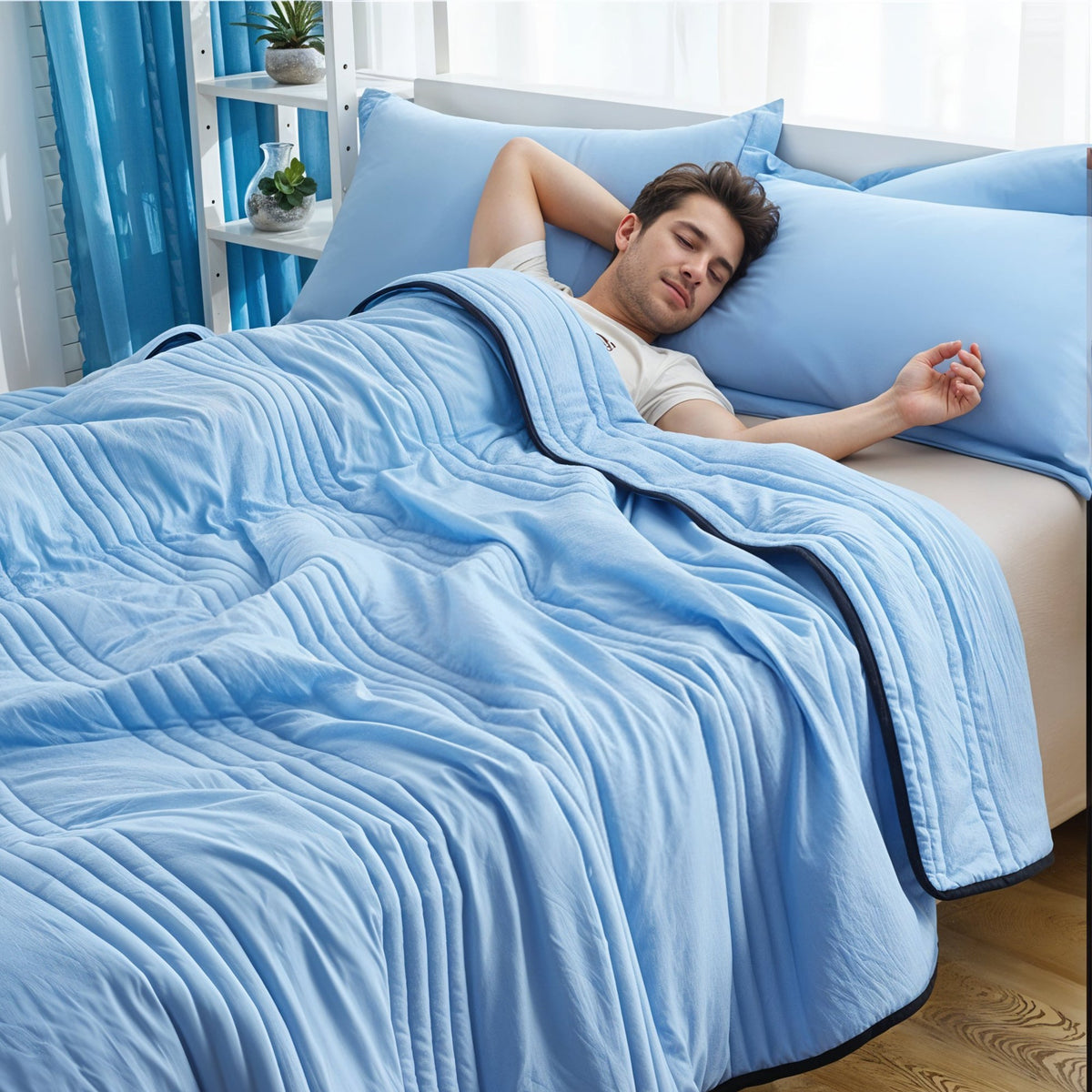 Temperature-Regulating Blanket - All-Season Comfort - Buy 1 Get 1 FREE