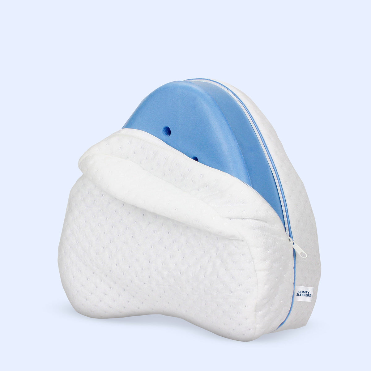 Leg & Knee Memory Foam Support Pillow - Pain Relief for Sciatica, Back, HIPS, Knees, Joints