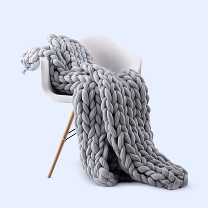 Chunky Knit Weighted Blanket