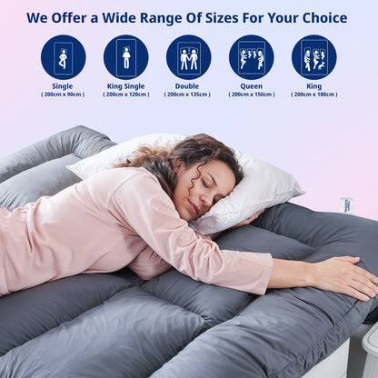 Luxury Top Mattress Topper – Comes with 10cm Thickness