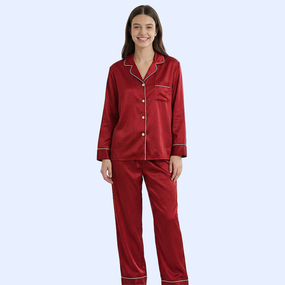 Moonlit Silk Pyjama Set