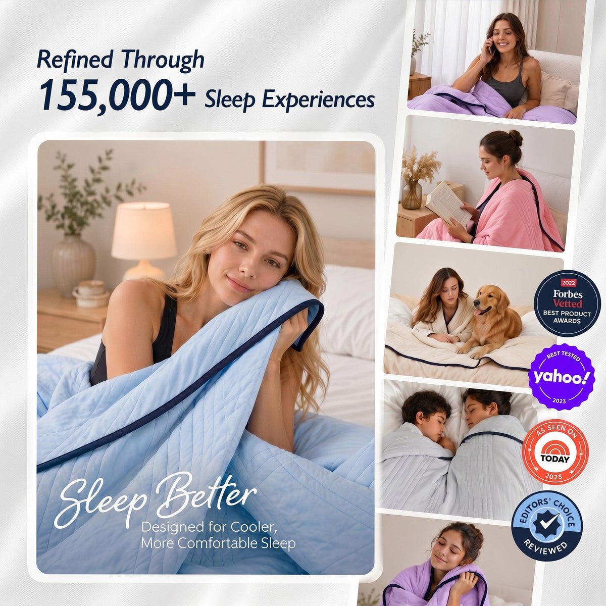 Ice Calming Cooling Blanket - Buy 2 Get 10 FREE Offer