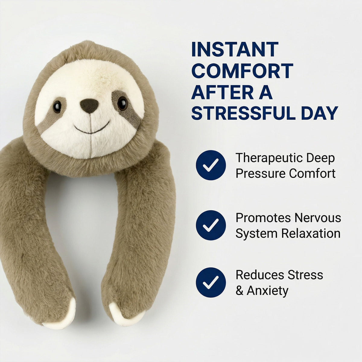 Huggo Weighted Anxiety Relief Stuffed Toy