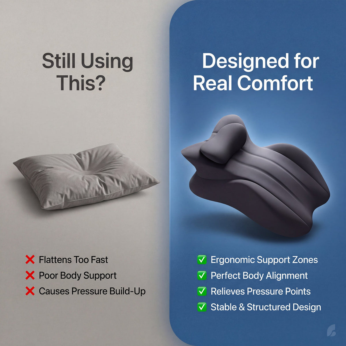 Comfort Support Pillow – Hip & Back Support Cushion