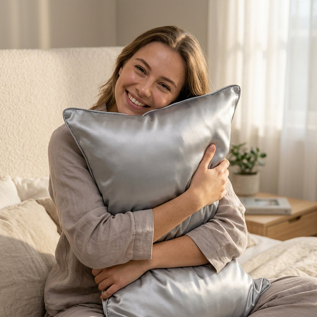 Luxury Silk Pillowcase (Pair) + 3x "FREE" Sleep Goodies