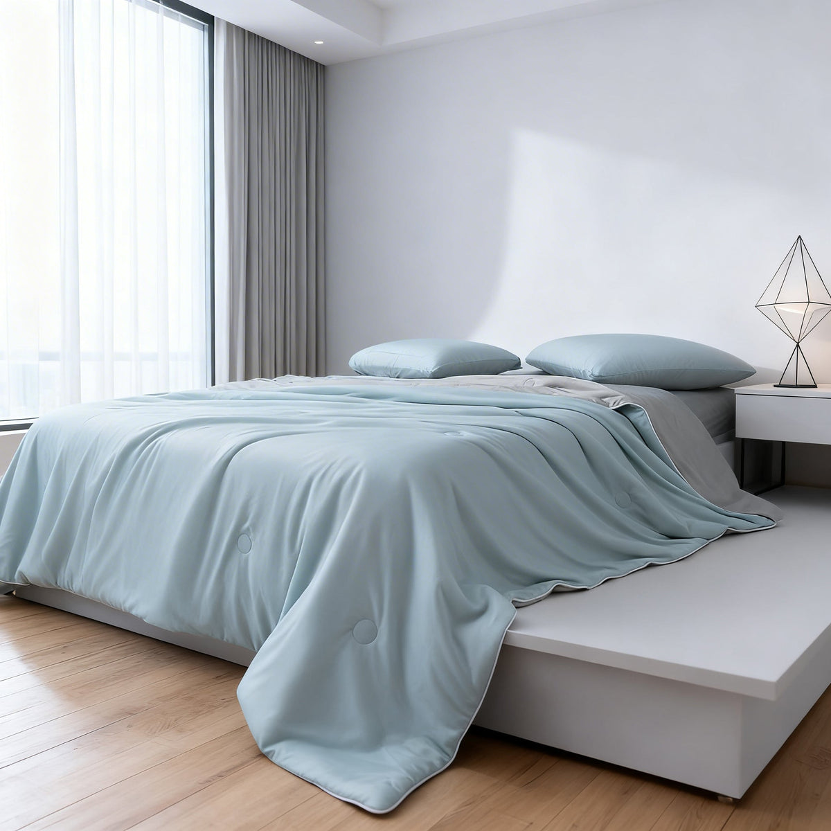 Reversible Ice Cooling Comforter