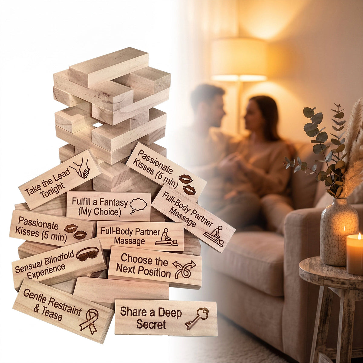 Love Jenga - Adult Party Game