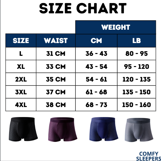 Bamboo Comfort Boxers - Stay Cool Without Sweat