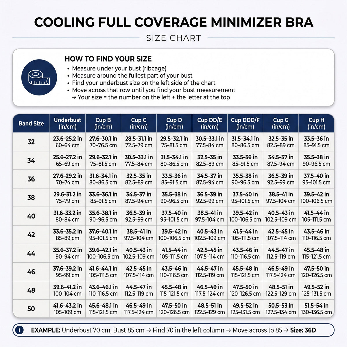 Chill Minimizer Pro Bra - Cooling Full Coverage Minimizer Bra