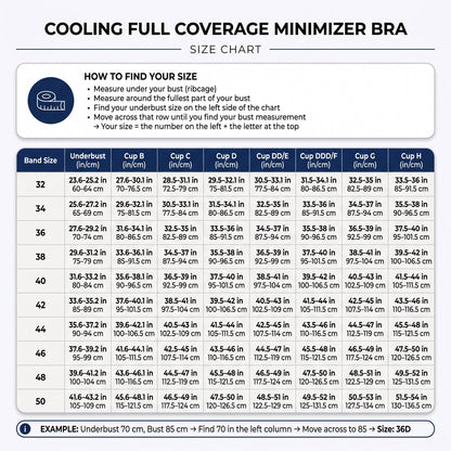 Chill Minimizer Pro Bra - Cooling Full Coverage Minimizer Bra