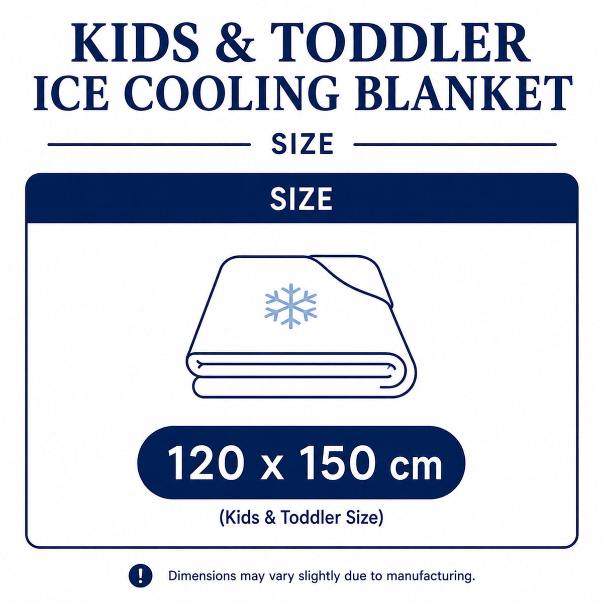 Kids and Toddlers Ice Cooling Calming Blanket - Reversible Dual-sided Design - Buy 1 Get 1 FREE
