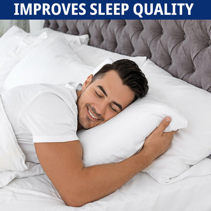 Sleeping All Night Pillow - Extra Comfort & Relaxation for Longer Hours Sleepers