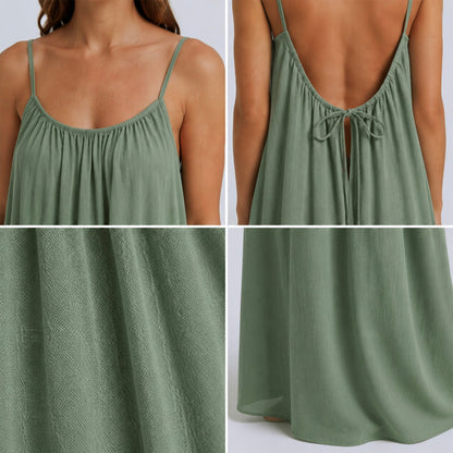 Crimson Nights Maxi Dress