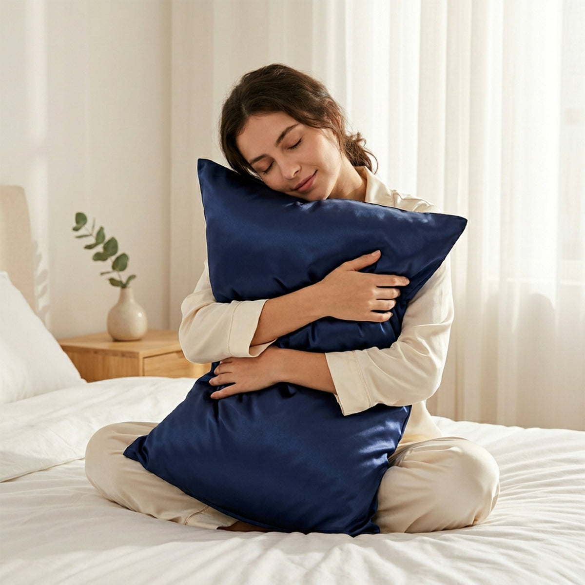 Luxury Silk Pillowcase (Pair) + 3x "FREE" Sleep Goodies
