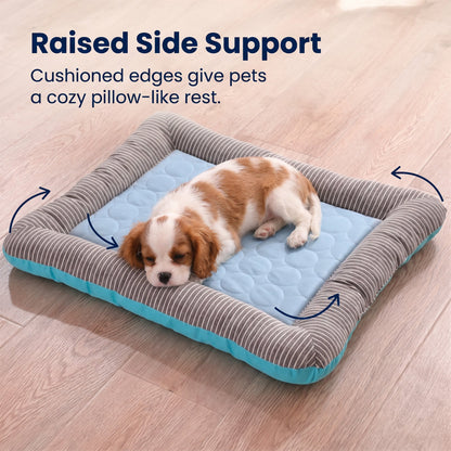 Summer Cooling Dog Mat with Sides