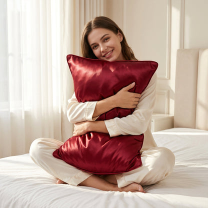 Luxury Silk Pillowcase (Pair) + 3x "FREE" Sleep Goodies