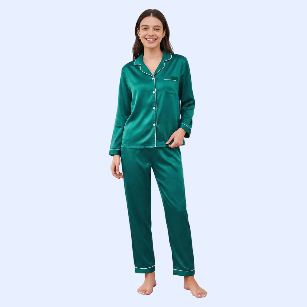 Moonlit Silk Pyjama Set