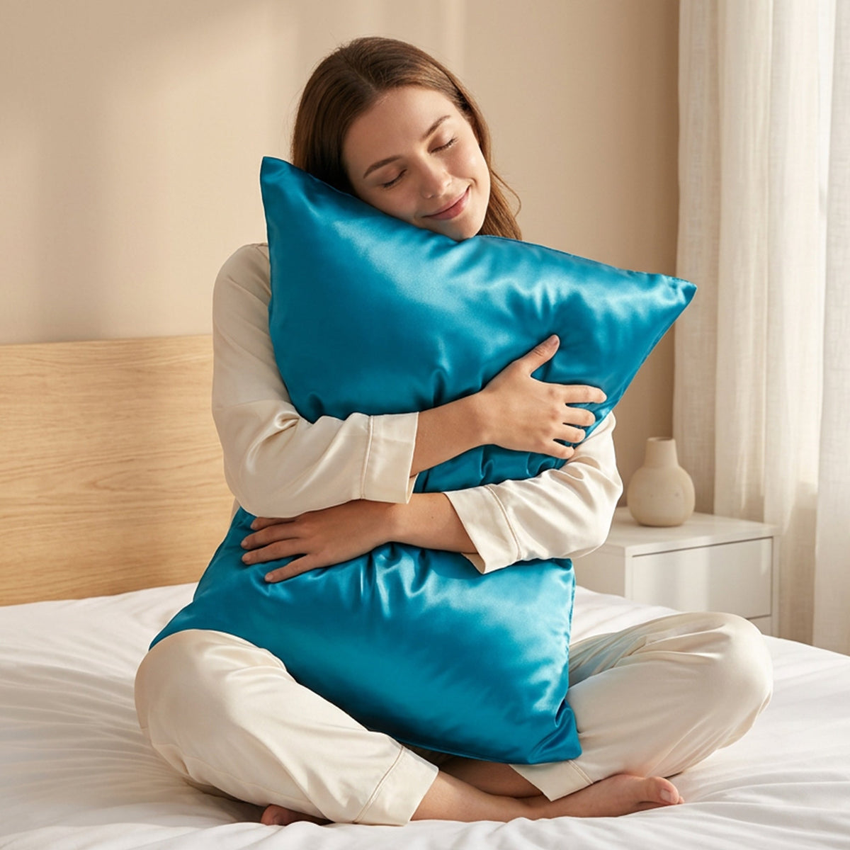 Luxury Silk Pillowcase (Pair) + 3x "FREE" Sleep Goodies