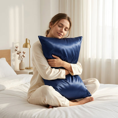 Luxury Silk Pillowcase (Pair) + 3x "FREE" Sleep Goodies