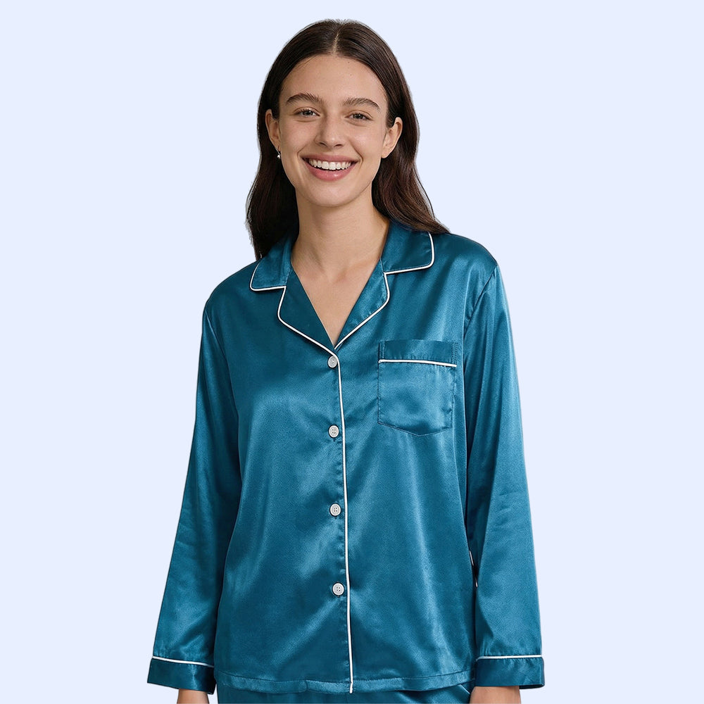 Moonlit Silk Pyjama Set