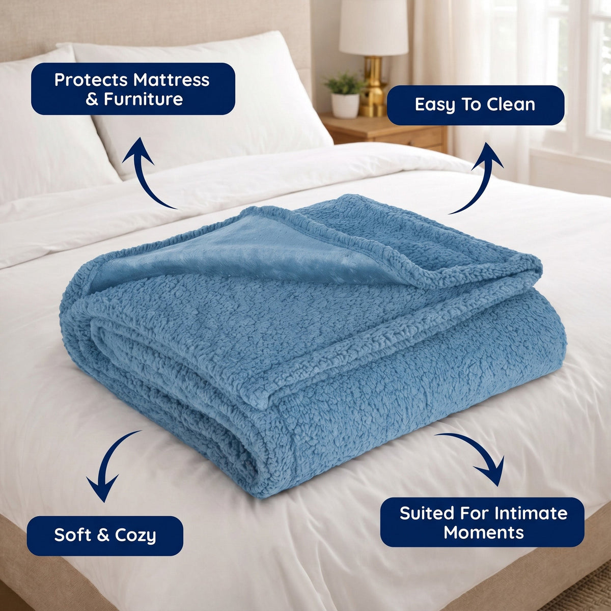 Waterproof Intimacy Blanket for Unmatched Comfort and Protection - Buy 1 Get 1 Free