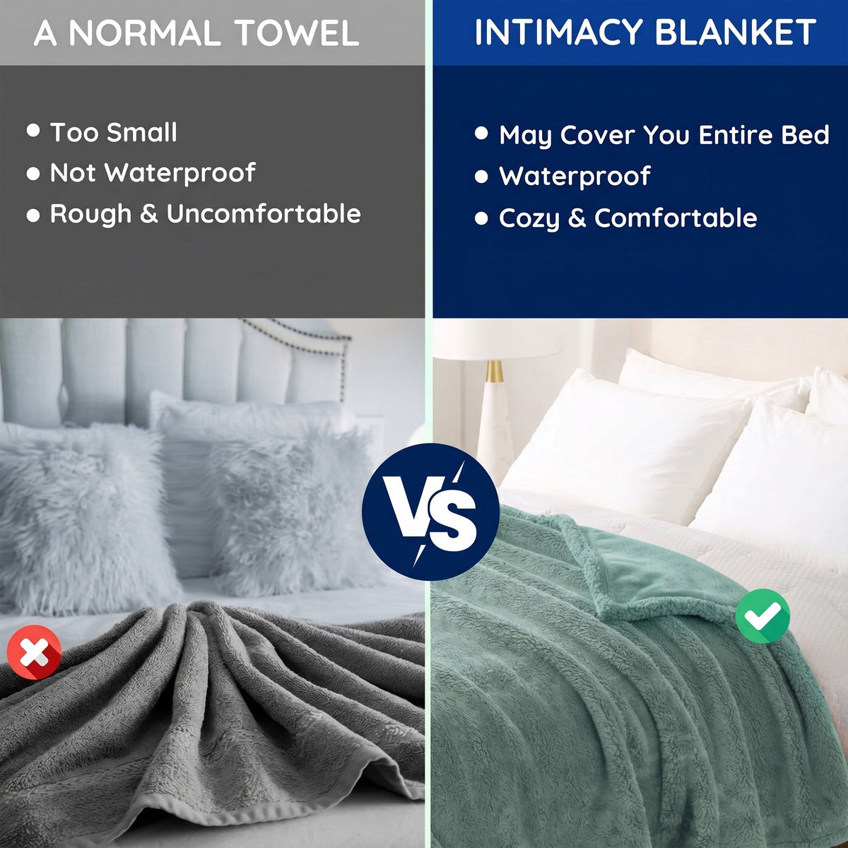 Waterproof Intimacy Blanket for Unmatched Comfort and Protection