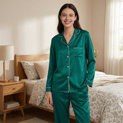 Moonlit Silk Pyjama Set