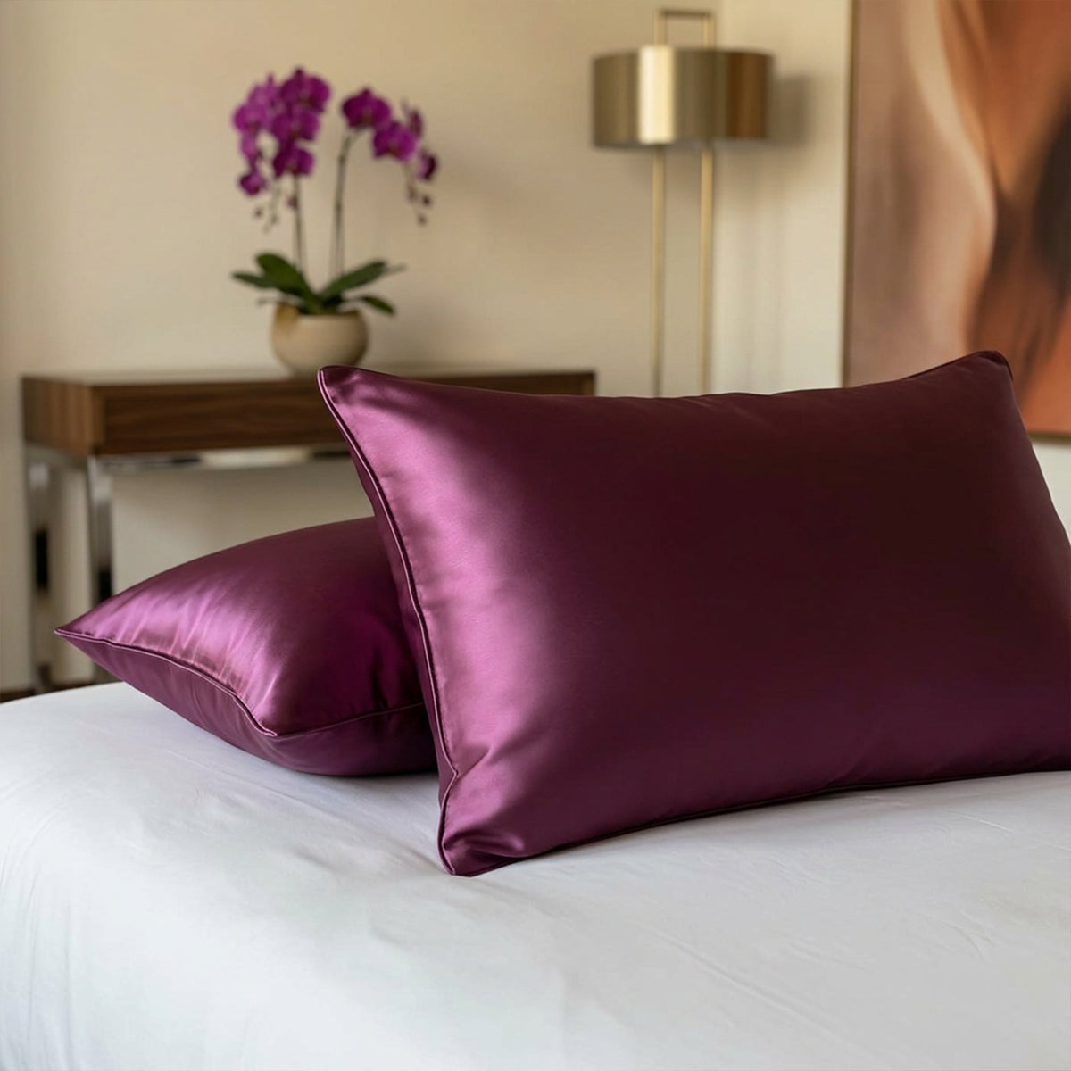 Luxury Silk Pillowcase (Pair) + 3x "FREE" Sleep Goodies