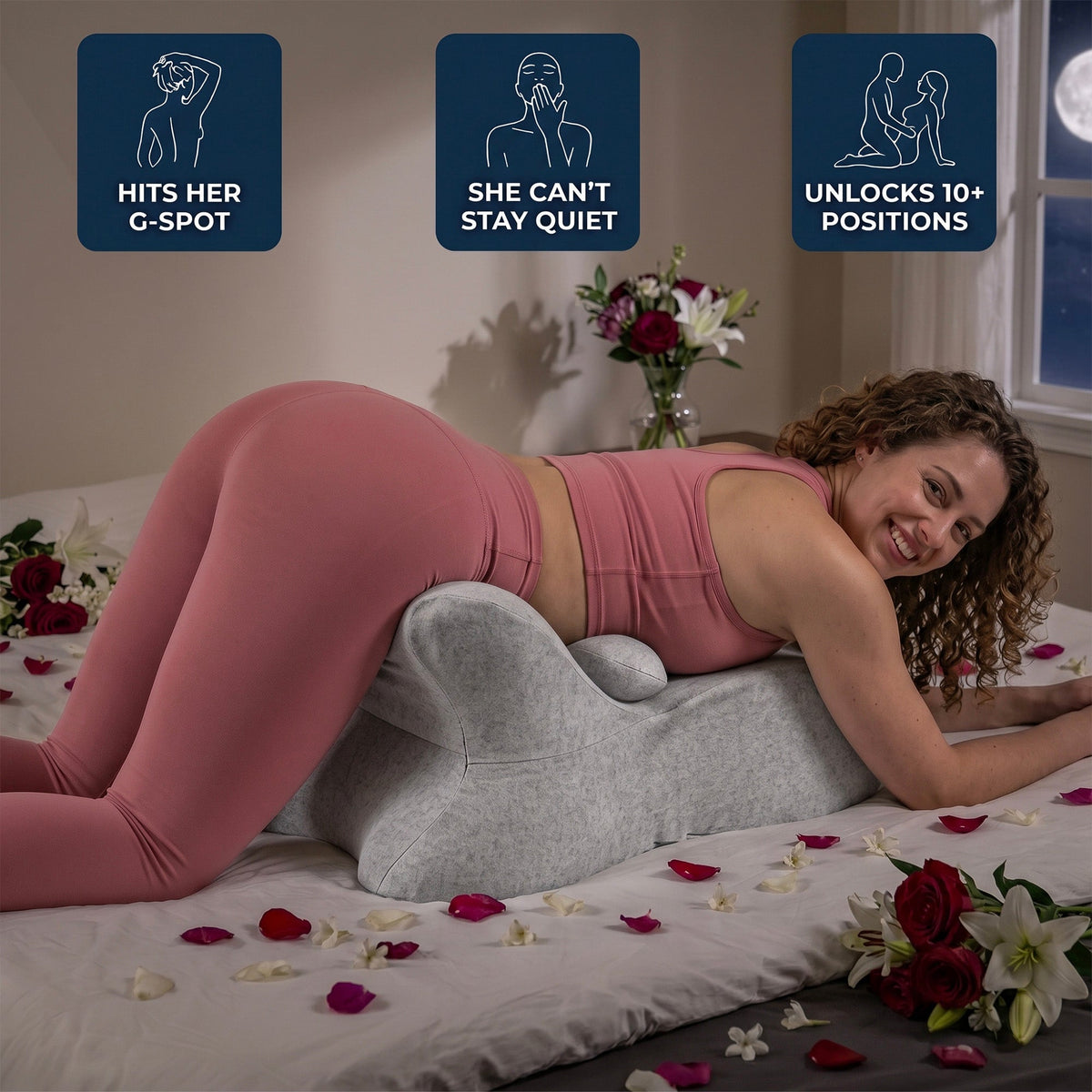 Deep Stroke Pillow for Couples