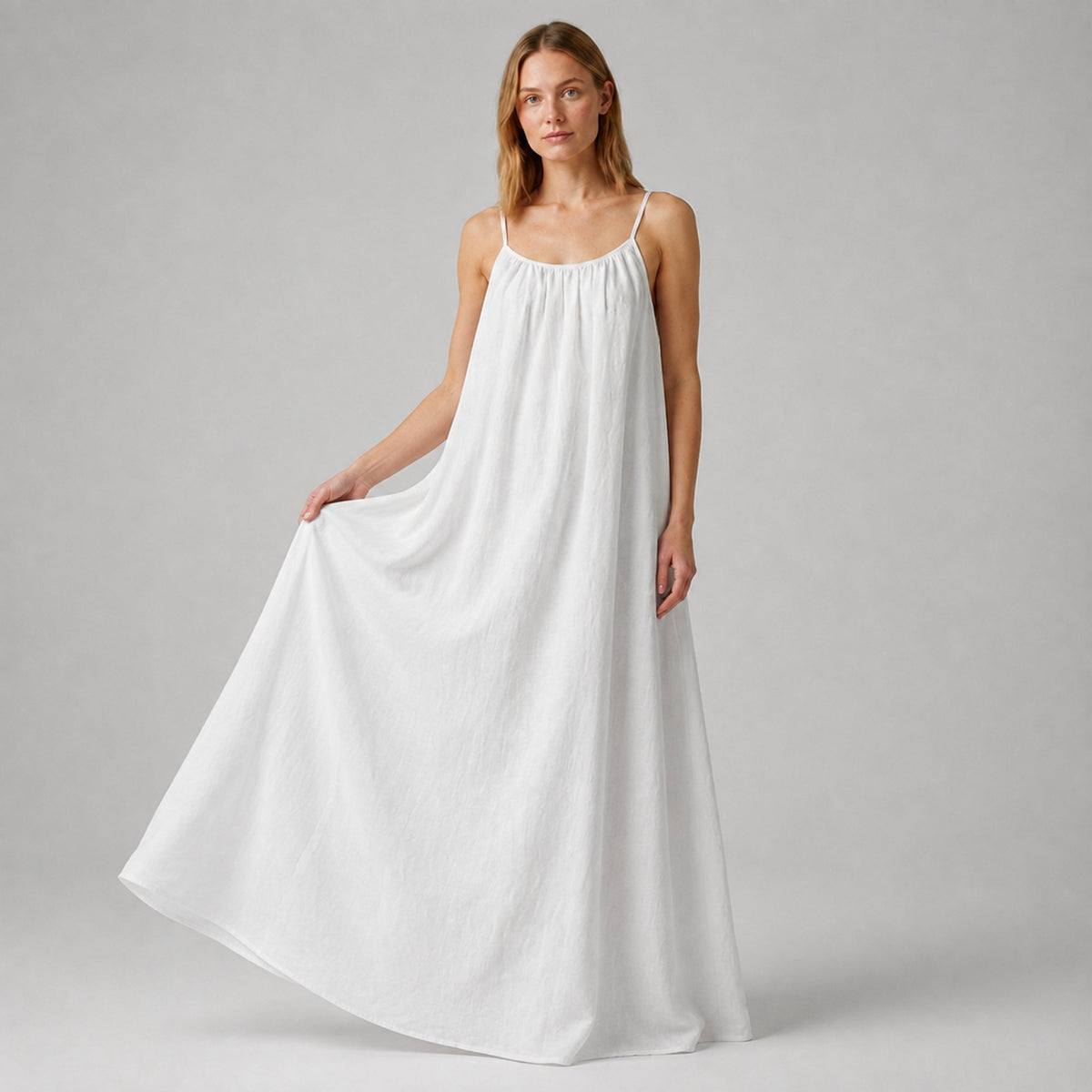 Crimson Nights Maxi Dress