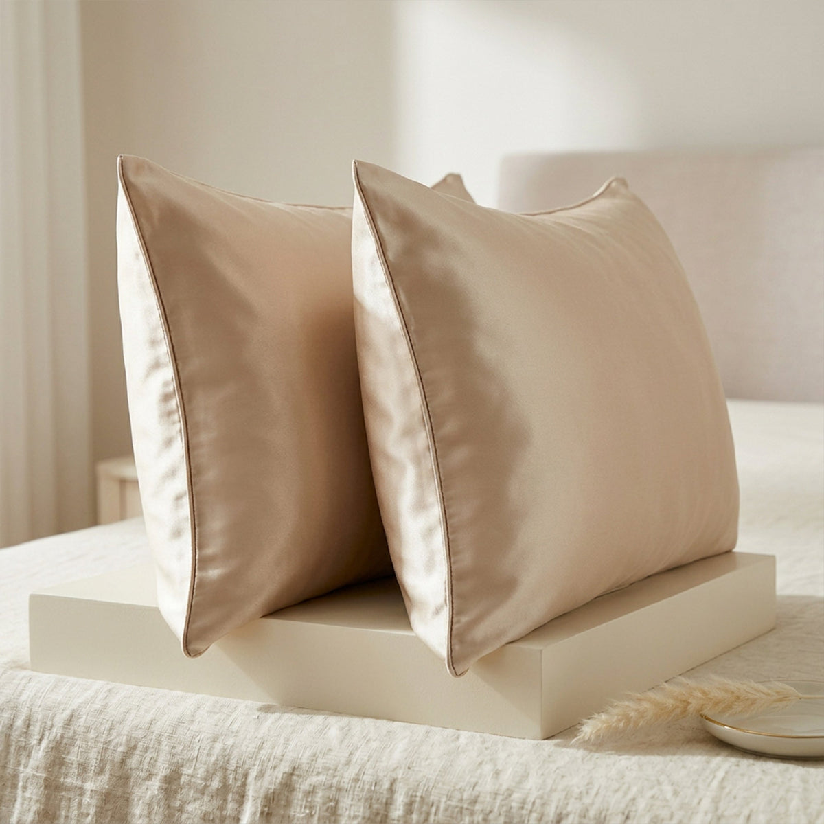 Luxury Silk Pillowcase (Pair) + 3x "FREE" Sleep Goodies
