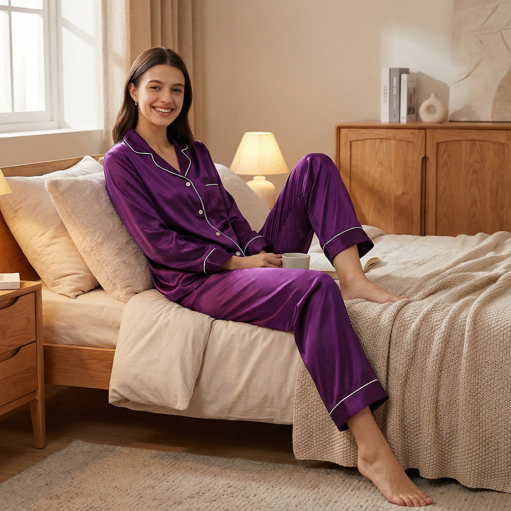 Moonlit Silk Pyjama Set