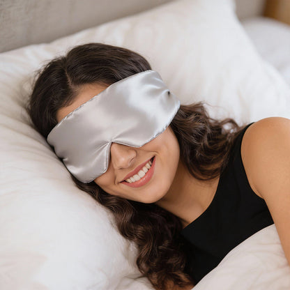 Luxurious Wide Padded Silk Sleeping Eye Mask