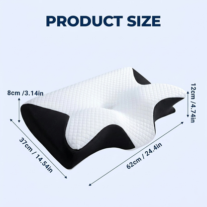 Butterfly Memory Foam Cervical Pillow For Neck & Shoulder - Buy 1 Get 1 Free